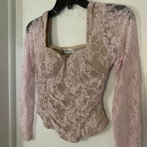 Madden Girl Blush Lace Bustier